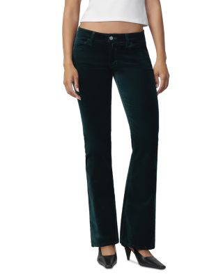 The Velveteen Naomi Flared Jeans in Pine