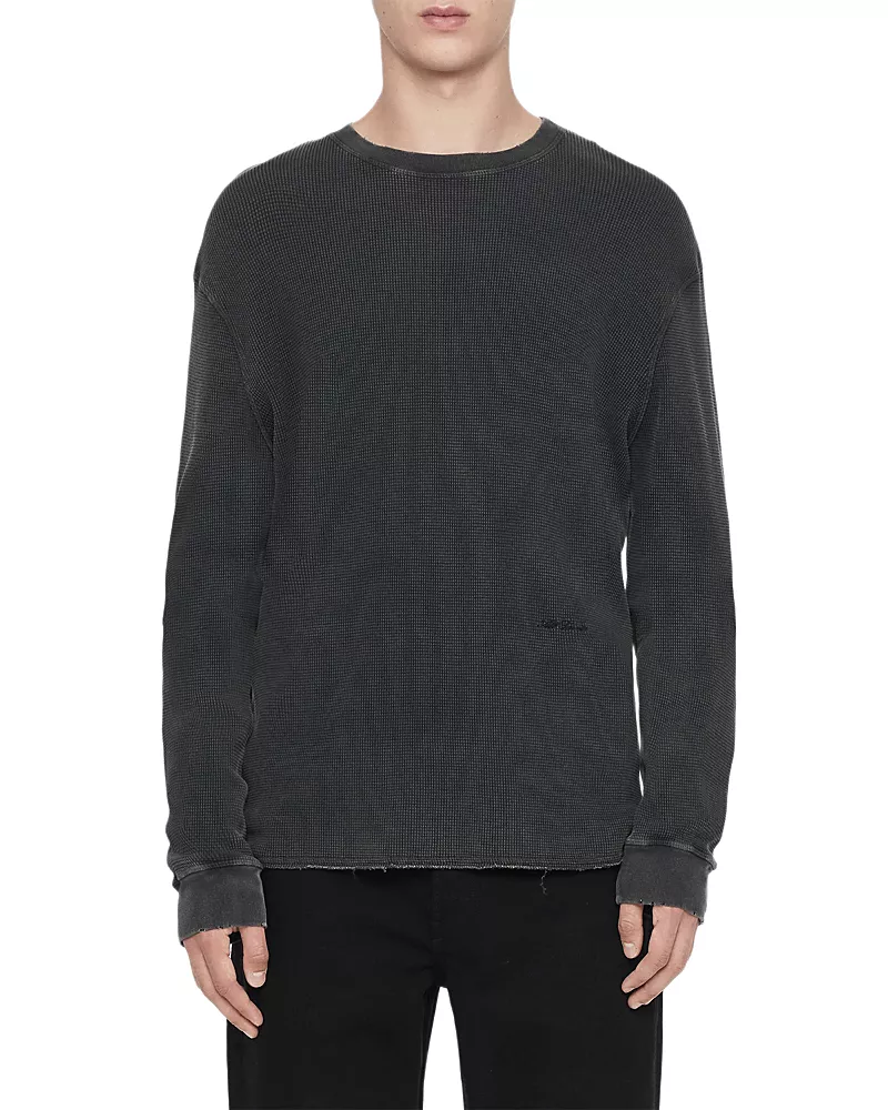 Allsaints Raine Cotton Long Sleeve Crew