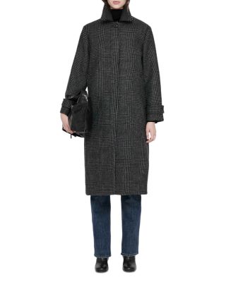 Bianca Houndstooth Double Collar Coat
