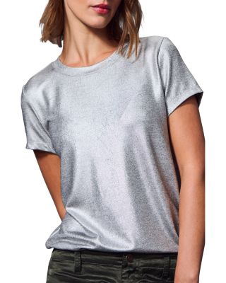 Shine Perfect Metallic Relaxed Fit Tee