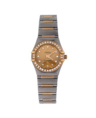  Constellation Quartz Watch in Stainless Steel and Gold with Diamond Bezel and Markers 22mm