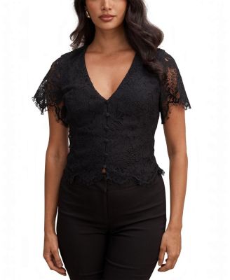 Women's Vienna Lace V Neck Top