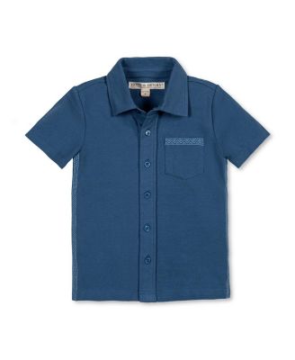 Boys' Organic Short Sleeve Pique Shirt - Little Kid