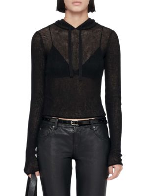 Pike Sheer Knit Hoodie
