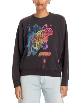 Mother The Biggie Concert Cotton Graphic Sweatshirt