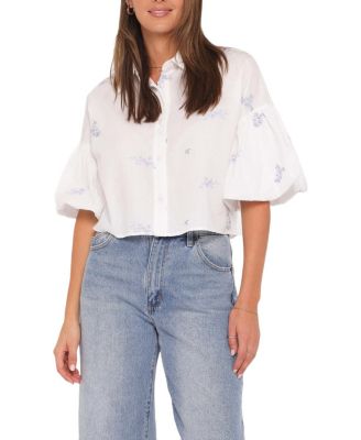  Luneth Button Up Blouse