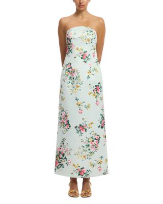 Ava Strapless Bustier Maxi Dress – Exclusive
