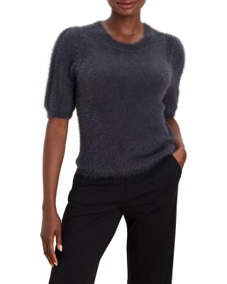 Brushed Puff Sleeve Sweater