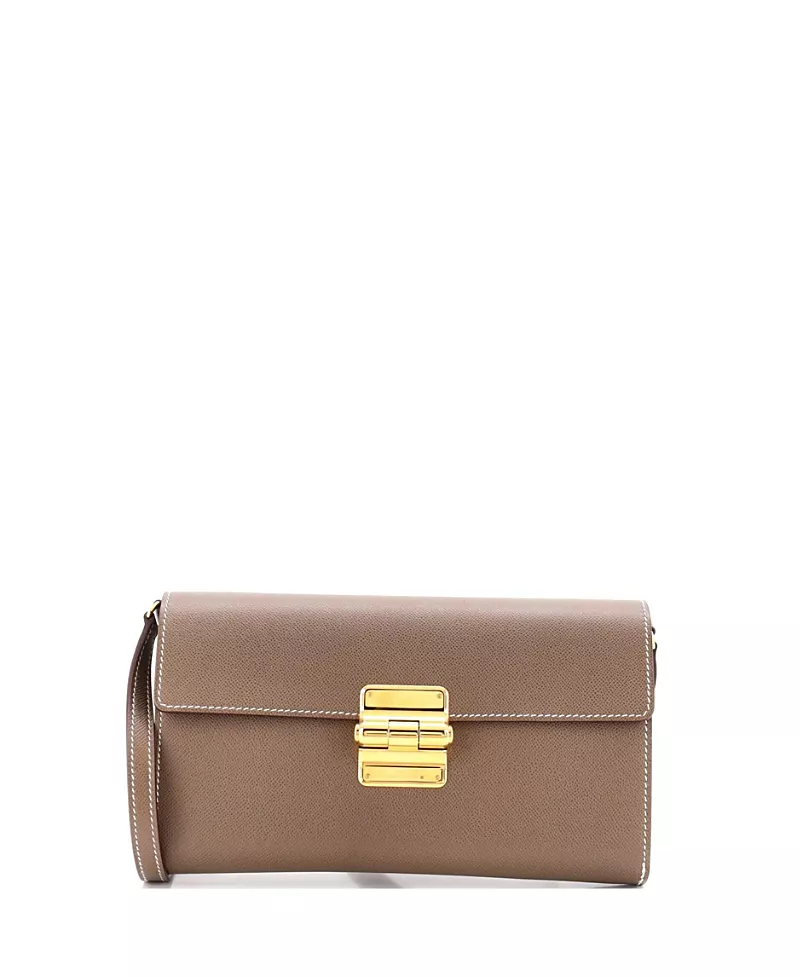 Pre-Owned HERMES Charniere To Go Pouch Madame