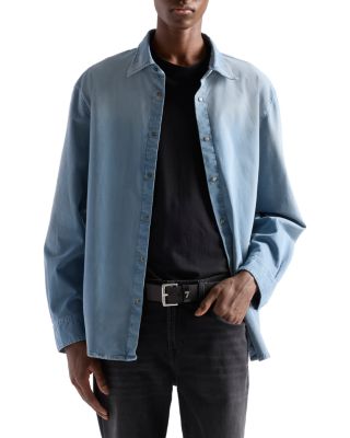 Stretch Denim Relaxed Fit Shirt