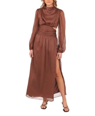  Neveah Long Sleeve Maxi Dress