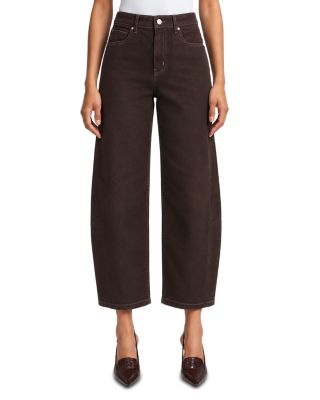 High Rise Tapered Barrel Leg Pants