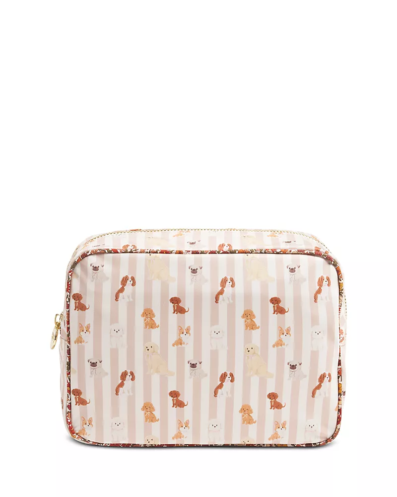 Stoney Clover Lane Paws and Petals Printed Large Pouch