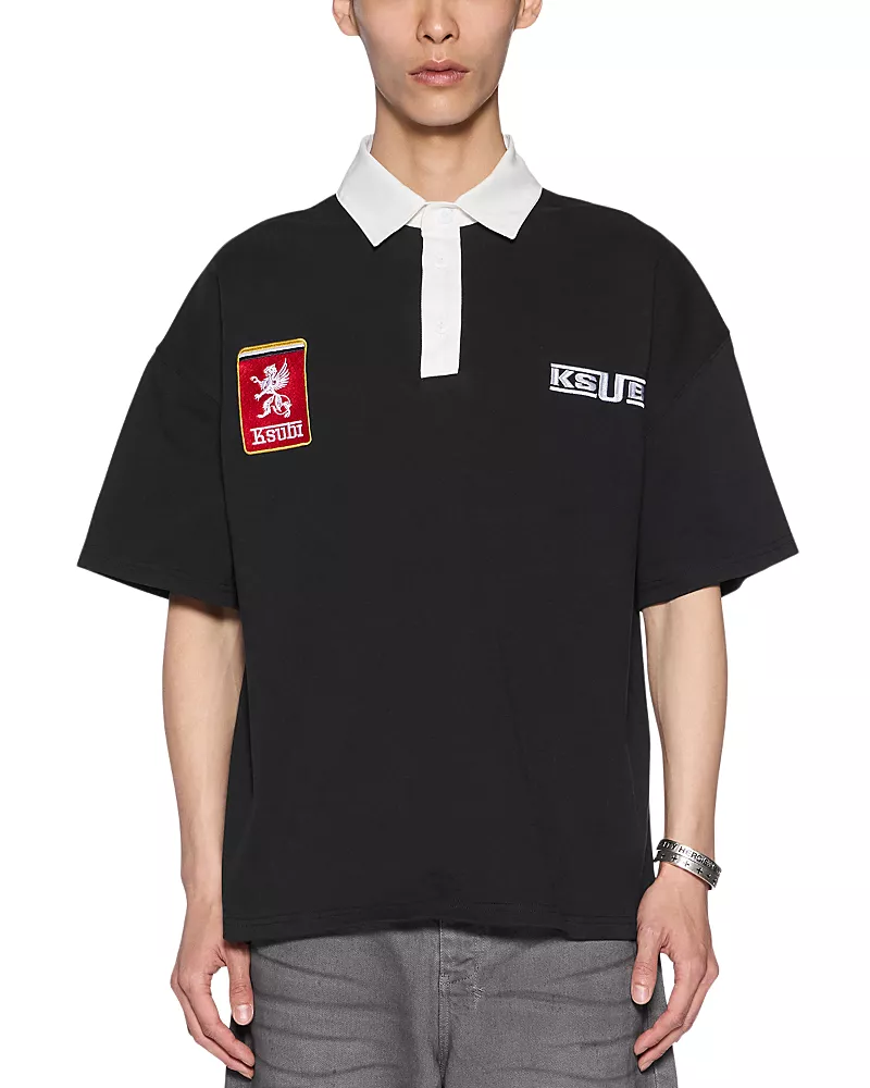 Ksubi Perform Cotton Oversized Polo Shirt