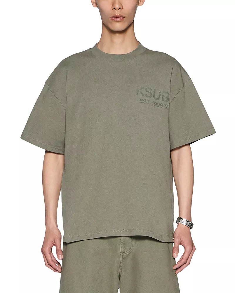 Ksubi State Ekcess Oversized Graphic Cotton Jersey Tee
