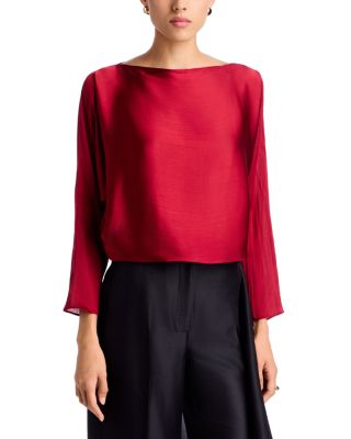 Simone Dolman Sleeve Cropped Blouse