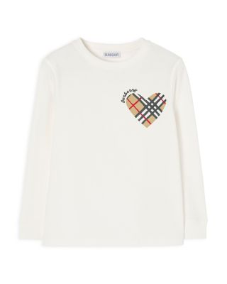 Girls' Kooper Heart Long Sleeve Cotton Tee – Little Kid, Big Kid