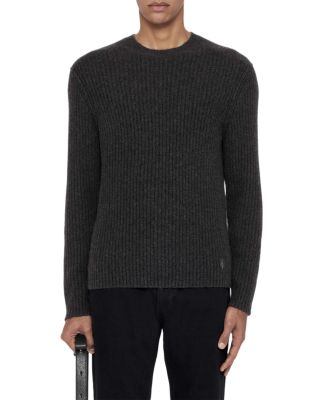 Allsaints Enzo Ribbed Cashmere Crewneck Sweater