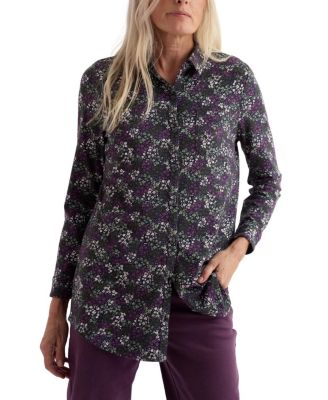 Dove Plant Jersey Button-Through Tunic