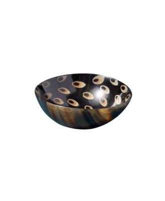  Horn Snack Peacock Bowl