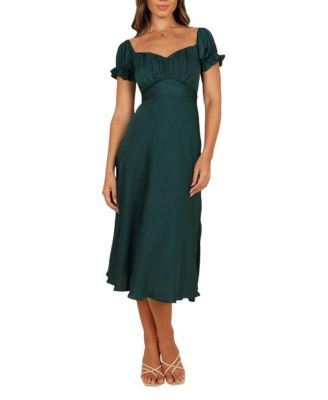  Mickenna Sweetheart Frill Midi Dress