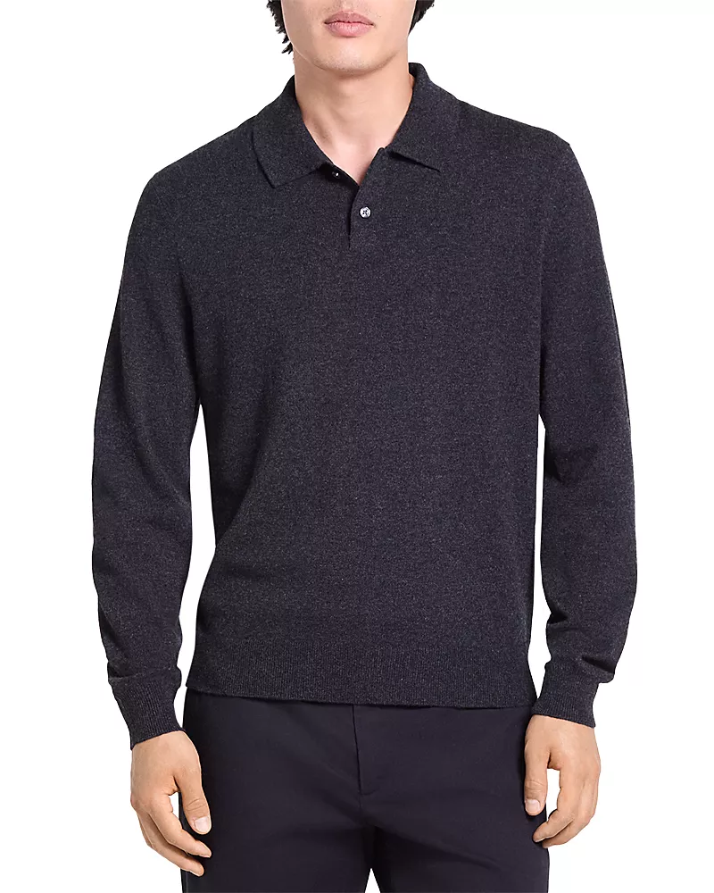 Theory Wool Blend Sweater Polo