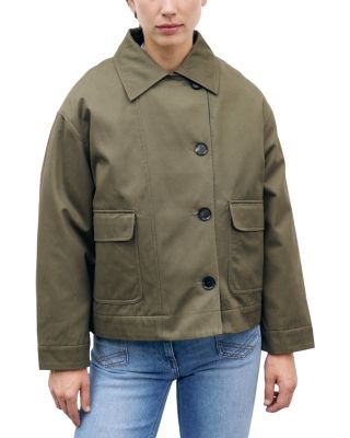 Adel Cotton Button Front Jacket
