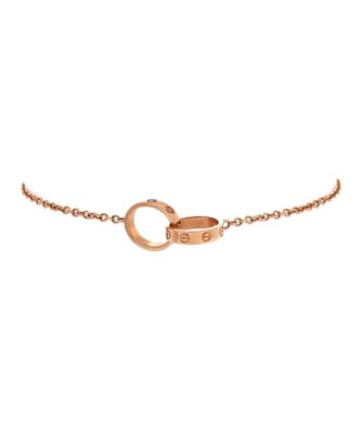  Love Interlocking Bracelet 18K Rose Gold