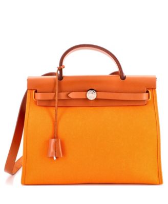31 Herbag Zip Leather and Toile