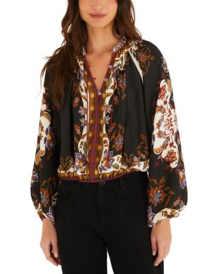 Winter Loom Ruffled Long Sleeve Blouse