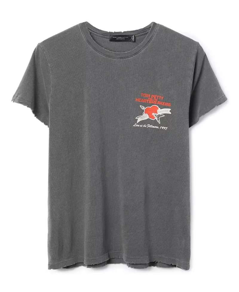 Junk Food Clothing Women's Tom Petty American Girl Vintage Tee