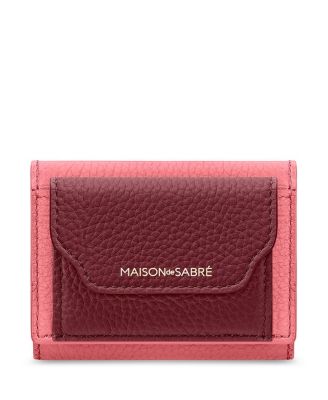 Leather Compact Trifold Wallet