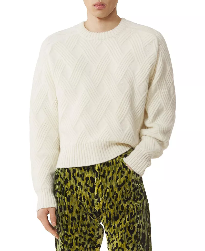 Lanvin Cable-Knit Wool Sweater