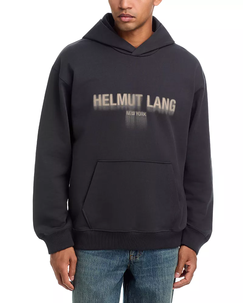 Helmut Lang Blur Cotton Hoodie