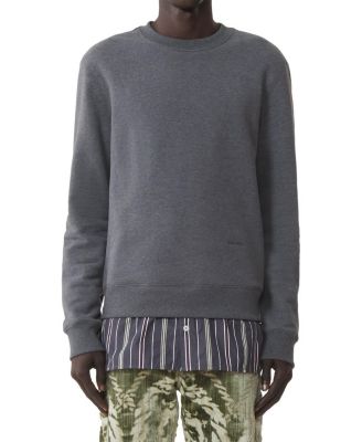  Layered Cotton and Cashmere Sweatshirt