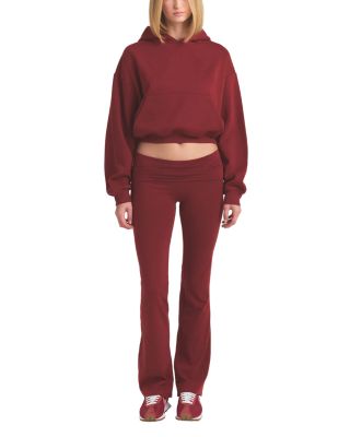 Cotton Jersey Foldover Pant