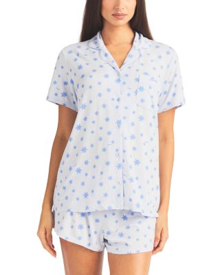 Skims Sleep Short Sleeve Button Up Pajama Set