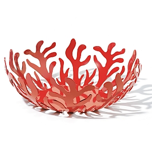Alessi Mediterraneo Medium Fruit Basket In Red