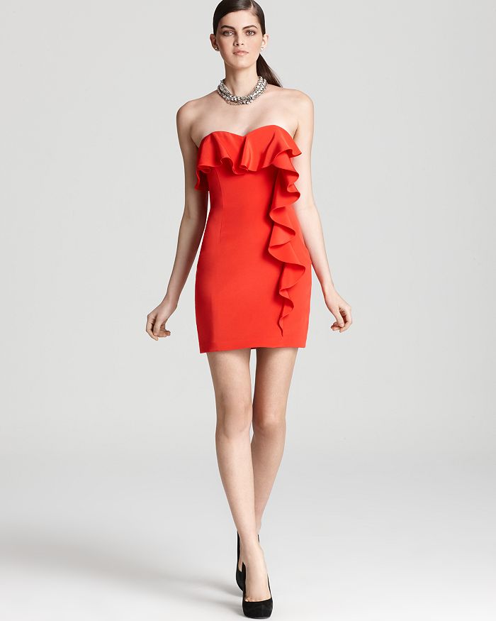 Jay godfrey hot sale strapless dress