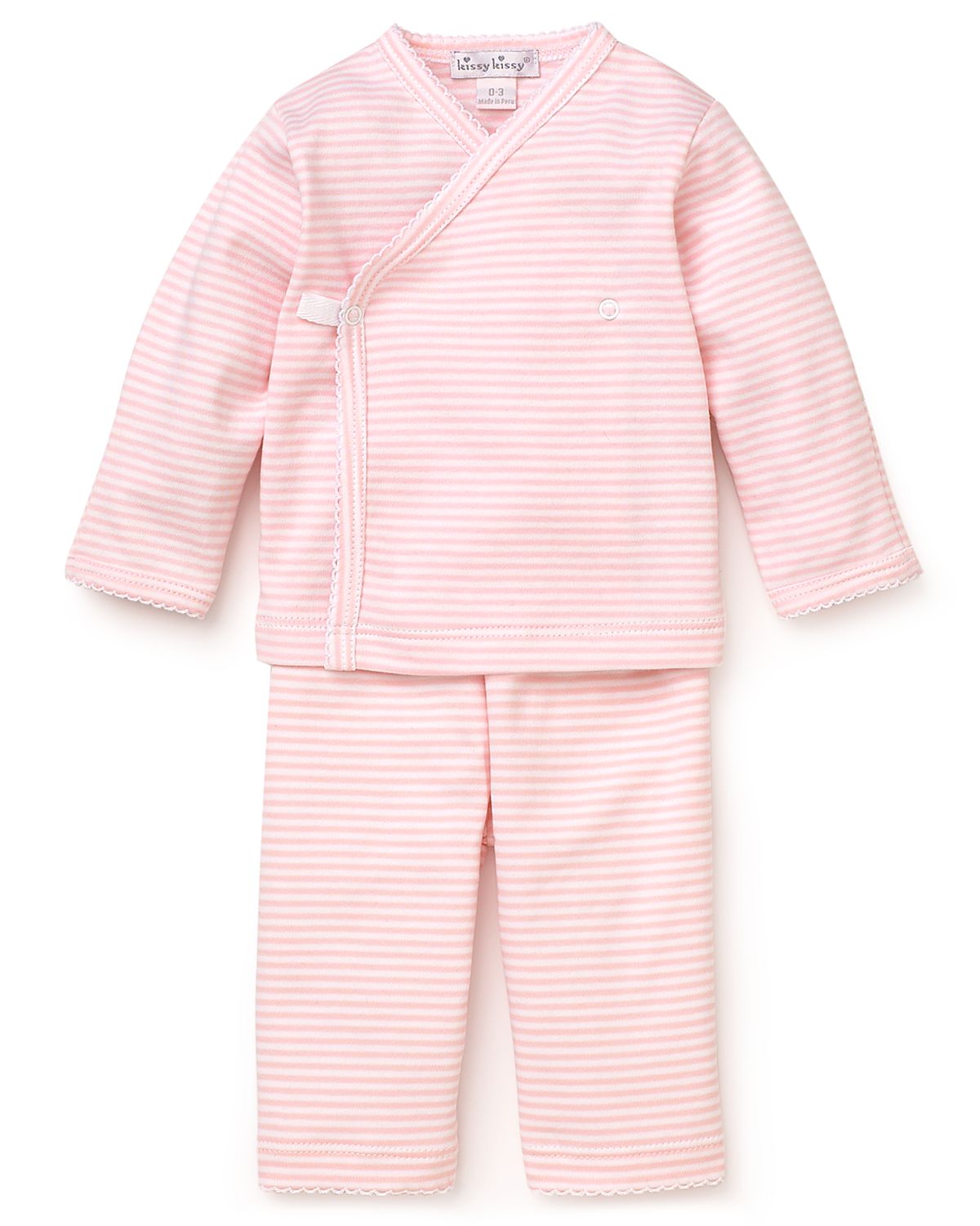 Kissy Kissy Girls' Wrap-Front Shirt & Pants Take Me Home Set - Baby
