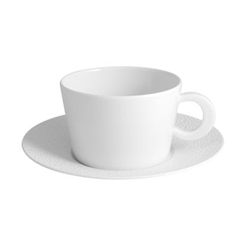 Bernardaud - Ecume White Breakfast Cup