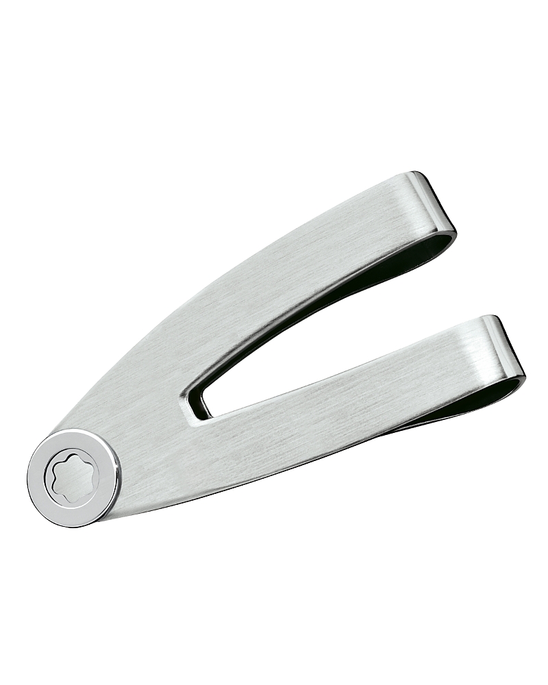 MONTBLANC V-SHAPED BRUSHED MATTE MONEY CLIP