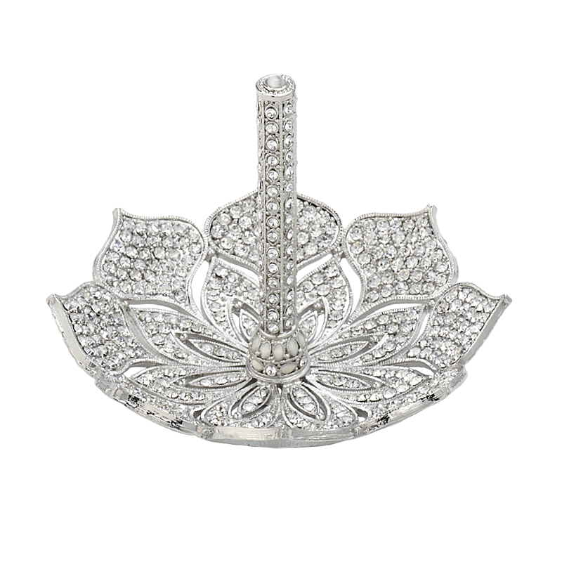 Olivia Riegel Windsor Ring Holder In Silver