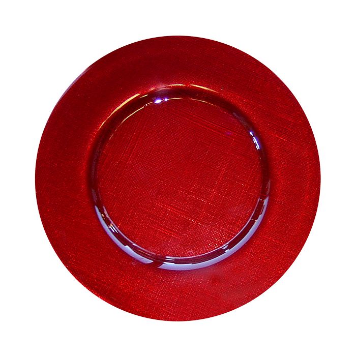 Villeroy & Boch Verona Sparkle Charger In Red