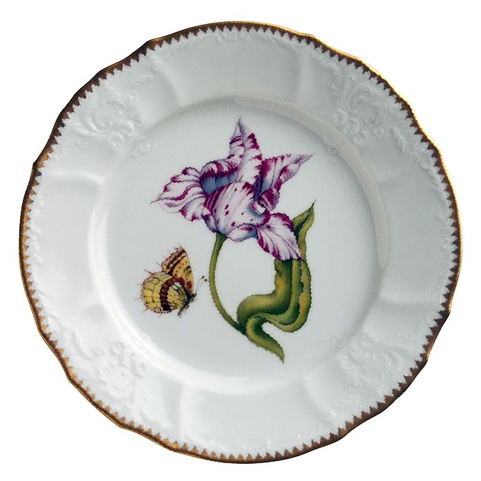 Anna Weatherley Salad Plate In Pink/white