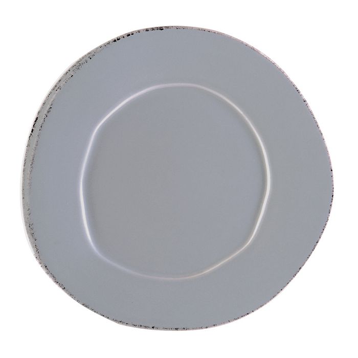 Shop Vietri Lastra Dinner Plate In Gray