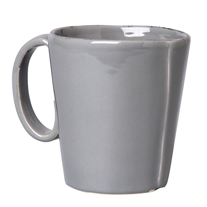 Shop Vietri Lastra Grey Mug In Gray