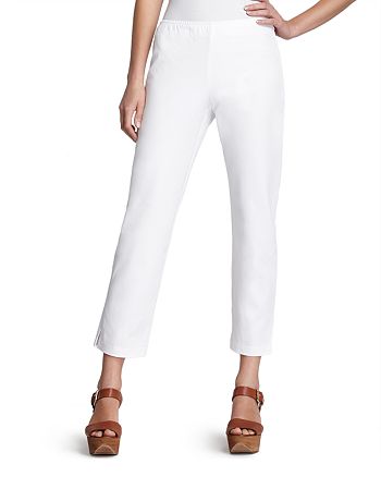 Eileen Fisher Petites Slim Pants with Side Zip | Bloomingdale's