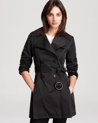 Via Spiga Scarpa Double Breasted Trench Coat Bloomingdale's