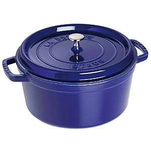 Staub Round Cocotte, 4 Quart In Dark Blue